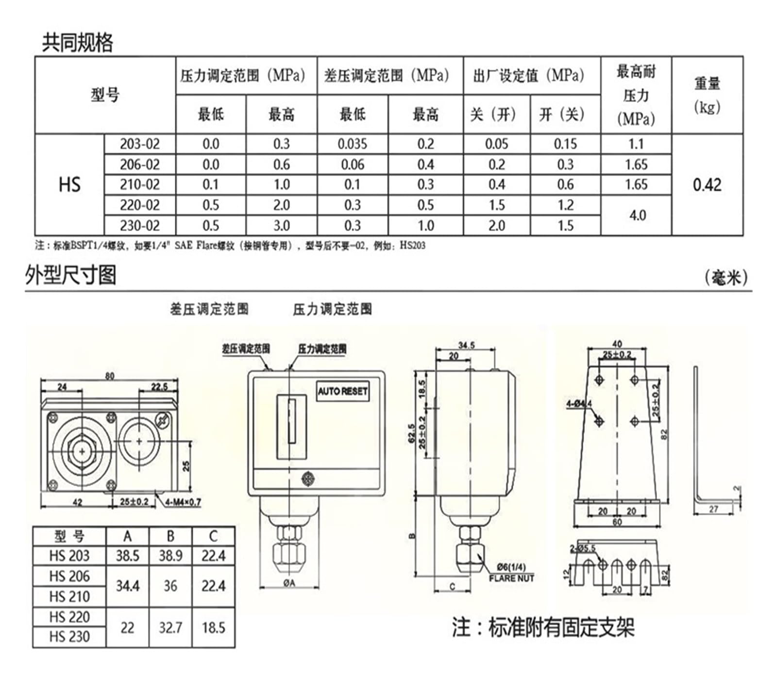 1PC NEW Pressure Switches PS - 02-1-10