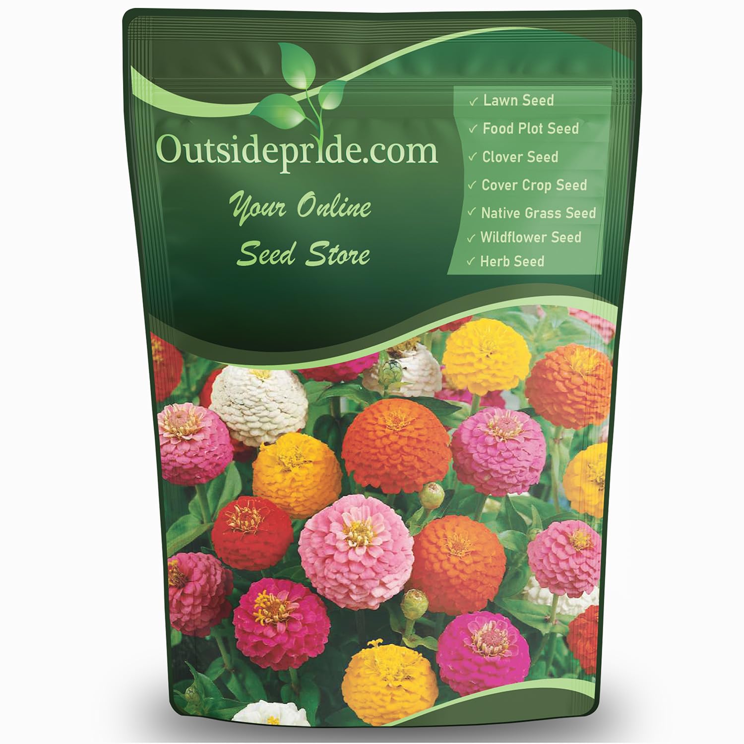 Outsidepride Lilliput Mix zinnia seeds