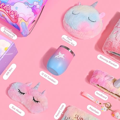 Miniatura 2 de Healemo Regalo de unicornios para niñas  Caja de regalo de cumpleaños para niñas y niñas pequeñas de 3, 4, 5, 6, 7, 8, 9, 10, 11, 12 años, juguetes