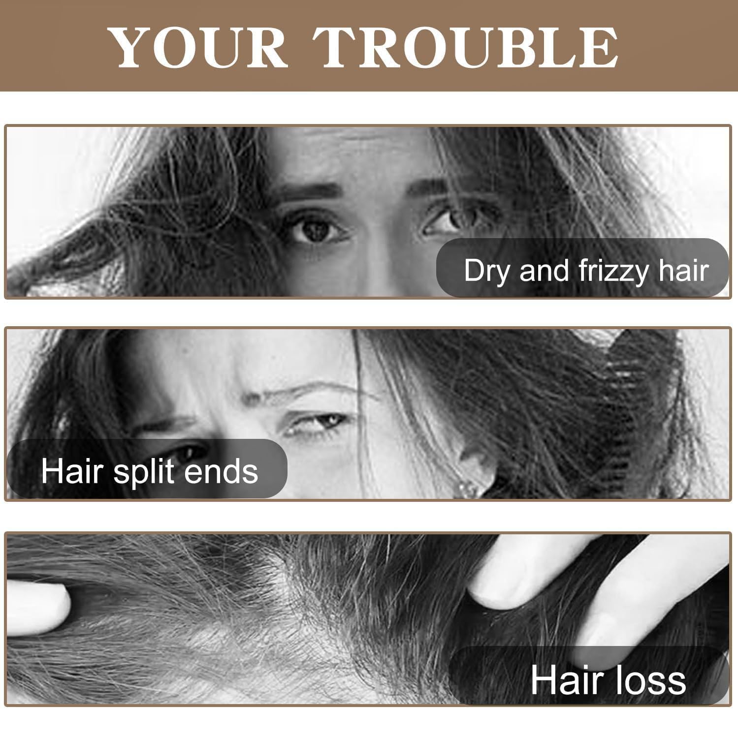 Huile de Batana pour la Croissance des Cheveux, Pâte d'huile de Batana 100% brute, Shampoing anti-chute, Renforce les cheveux naturellement, Prévient les frisottis, Convient à tous types de cheveux