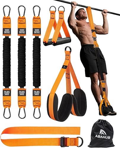 Abahub Heavy Duty Pull Up Assistance Bands Set, Resistance Bands for Assisted Pull-Ups, Chin-Ups, Strength Training, Stretching & Workout Fitness
