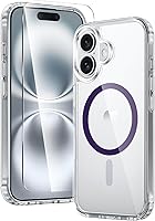 Vista 80 de FNTCASE Funda para iPhone 15 Plus: Fundas magnéticas transparentes para teléfono con protector de pantalla compatible con Magsafe Slim Anti