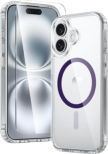 Miniatura 440 de Fntcase Funda para iPhone 15 Plus y 14 Plus de 6.7 pulgadas, magnética, a prueba de golpes de grado militar, antiamarilleo, delgada, protectora