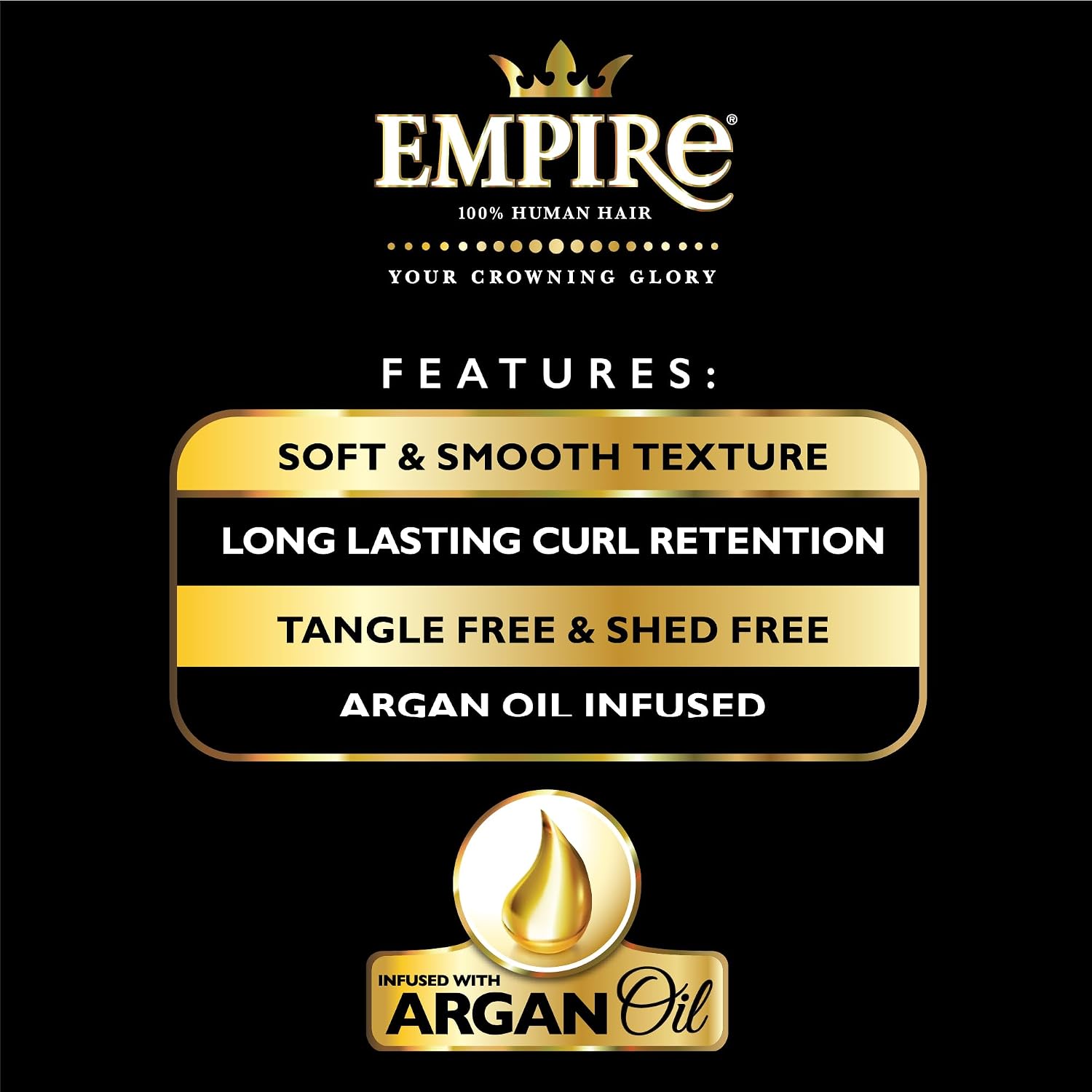 Sensationnel Empire multi weave hair - wet and wavy deep human hair 3 bundle layered lengths (10 12 14 inch, 1 JETBLACK)