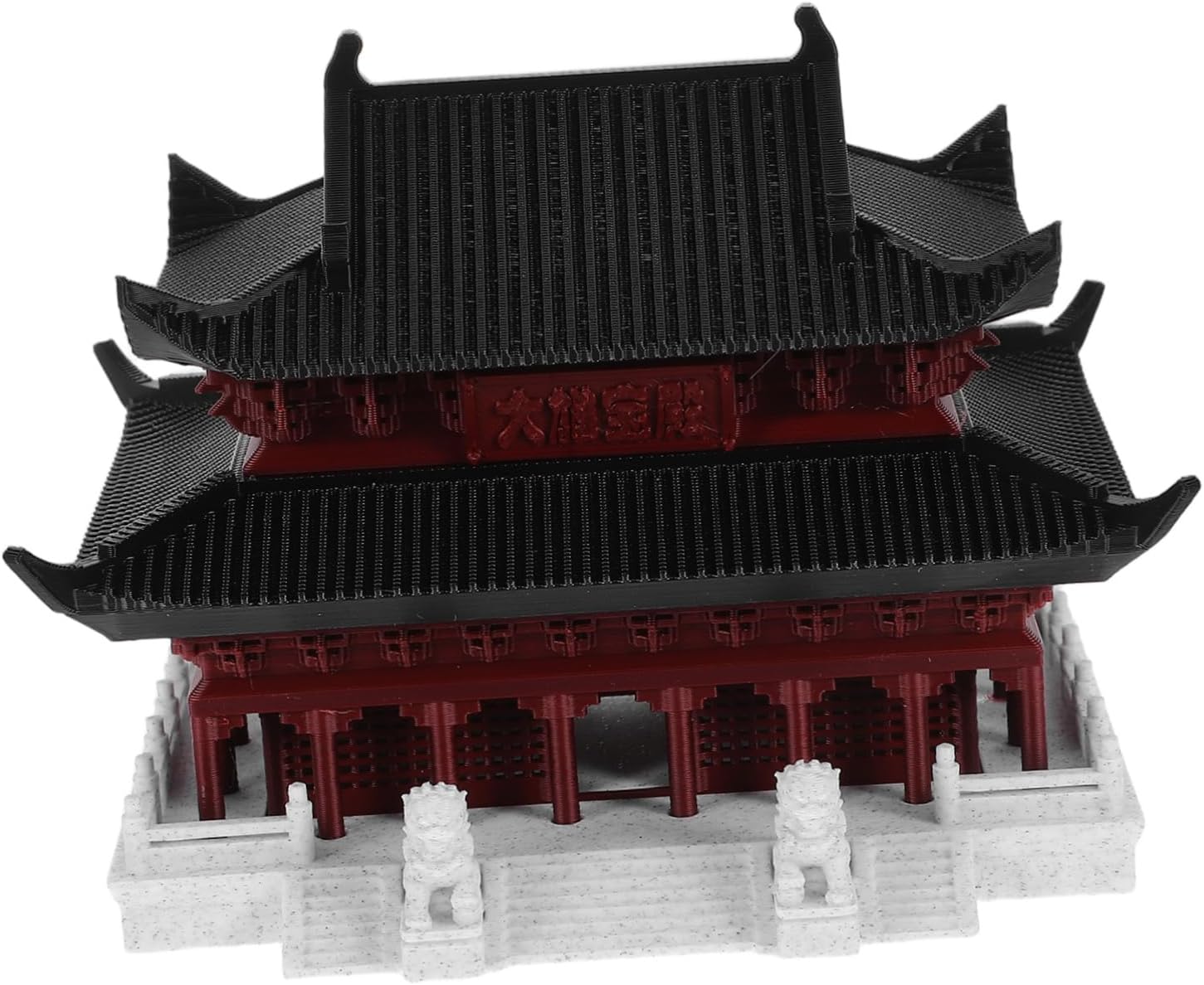 Garneck Ancient Chinese Building Model Miniature Asian Architecture Realistic Desktop Decoration