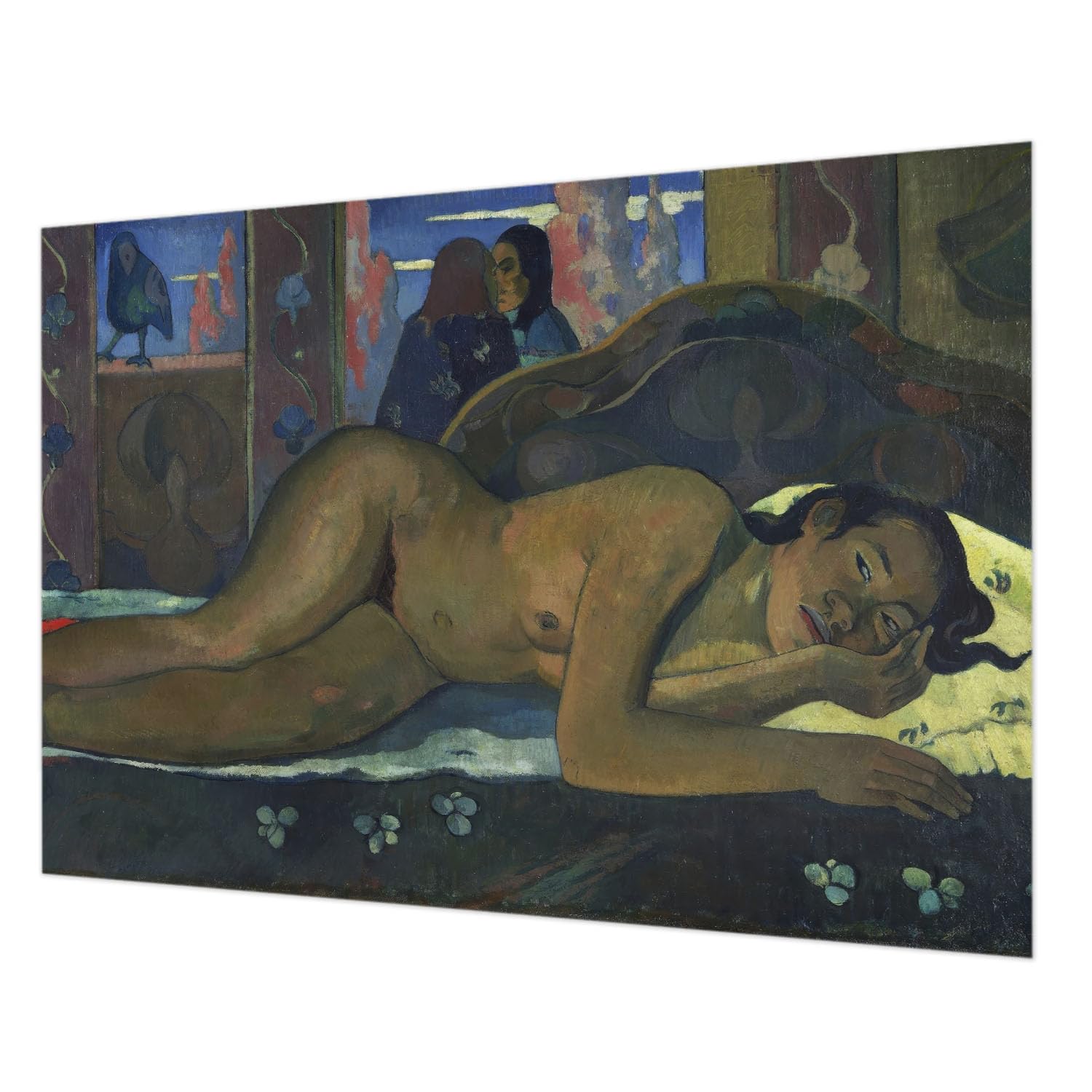 Papier peint intissé exotique grand format décoration murale salon et chambre 312 x 219 cm