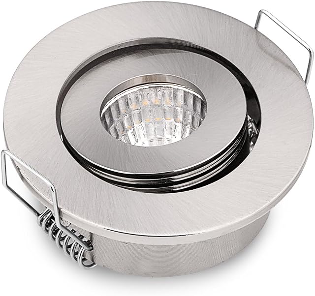 3W Small Led Downlights Recessed Mini Adjustable Cob Cabinet Spot Lights Hole Size 40-45mm