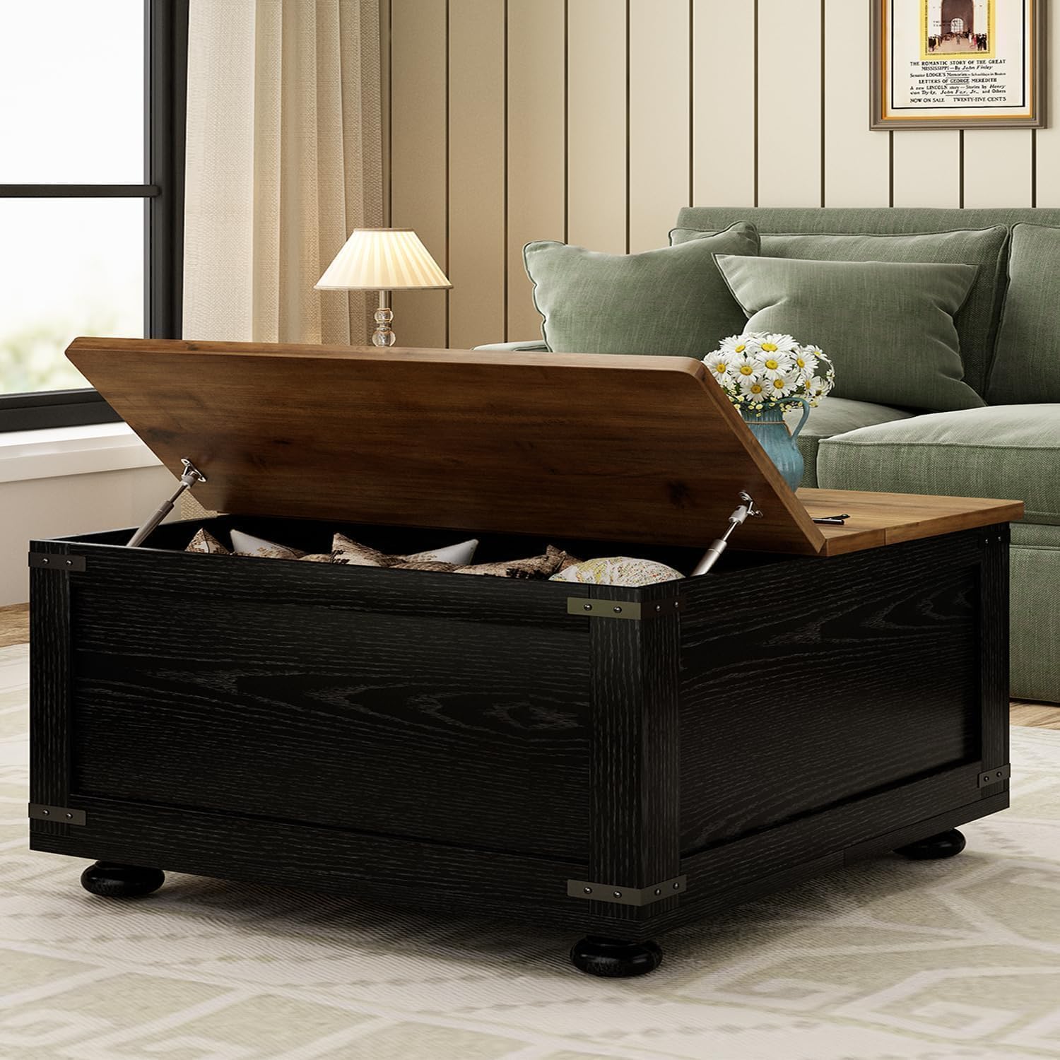 【Lrose】WTW　MARVERICKS COFFEE TABLE Amazon.com: Merax Movable Coffee Table Square with High Gloss