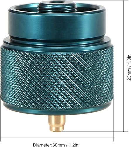 Miniatura 2 de Lixada Camping Stove Adapter 1L Outdoor Propane Small Tank Input EN417 Lindal Valve Output