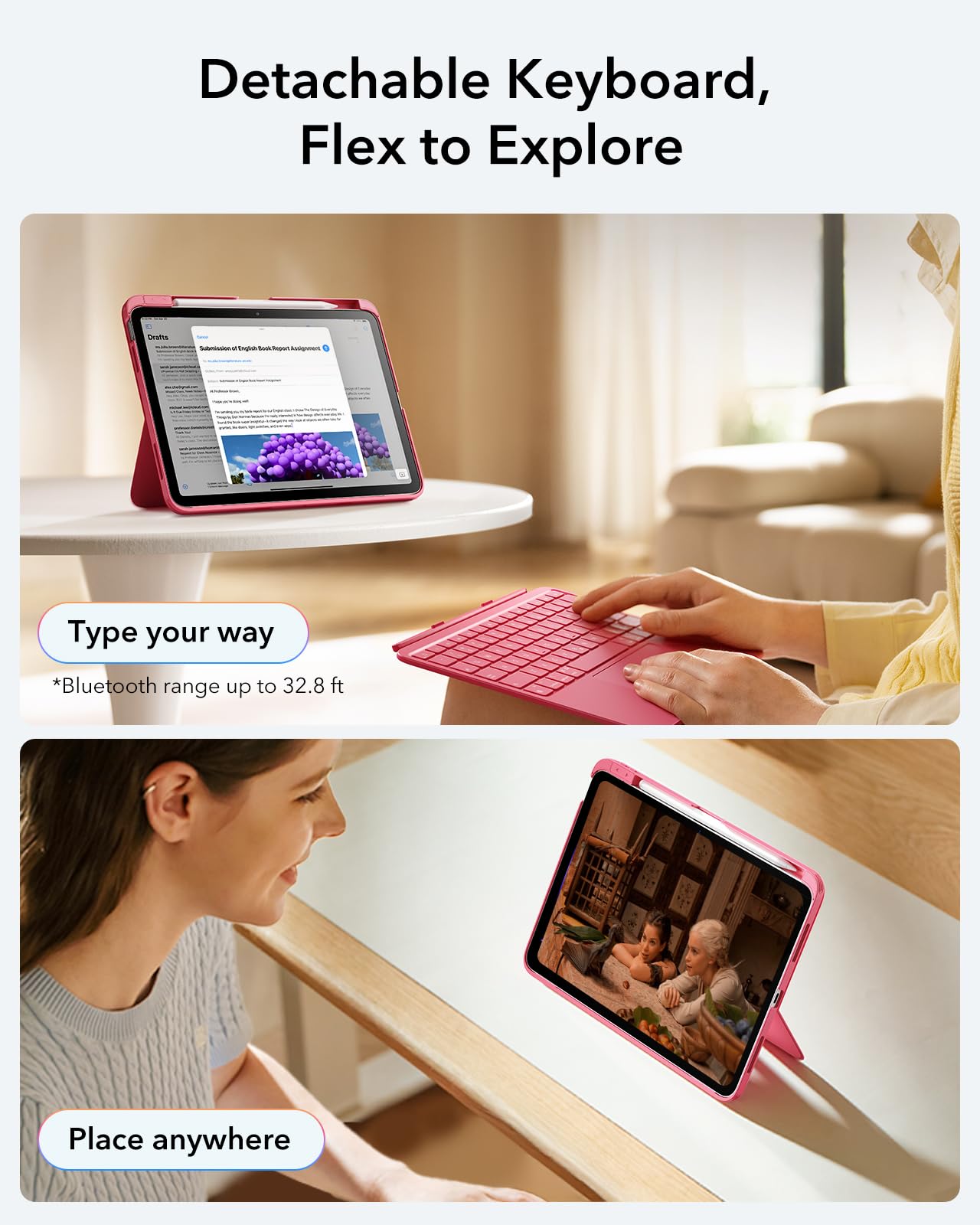 Amazon.co.jp: ESR iPad 第11世代(A16, 2025)/第10世代 Flex