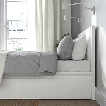 IKEA MALM ダブルベッド 140×200 MALM マルム ベッドフレーム, ホワイト, 140x200 cm - IKEA
