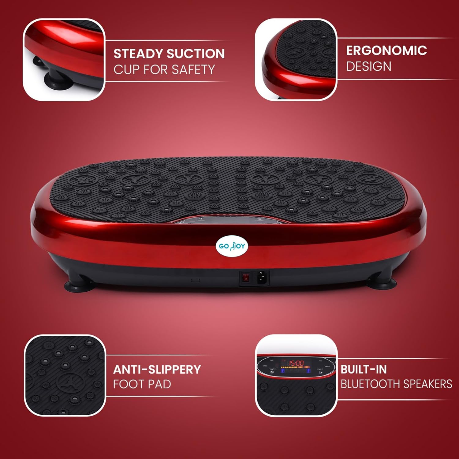Enjoy full body vibration power plate machine for full body exercise, lose weight, improve fitness and flexibility, use tone muscles, calorie burning, full body rest house and gym Enjoy full body vibration power plate machine for full body exercise, lose weight, improve fitness and flexibility, use tone muscles, calorie burning, full body rest house and gym
