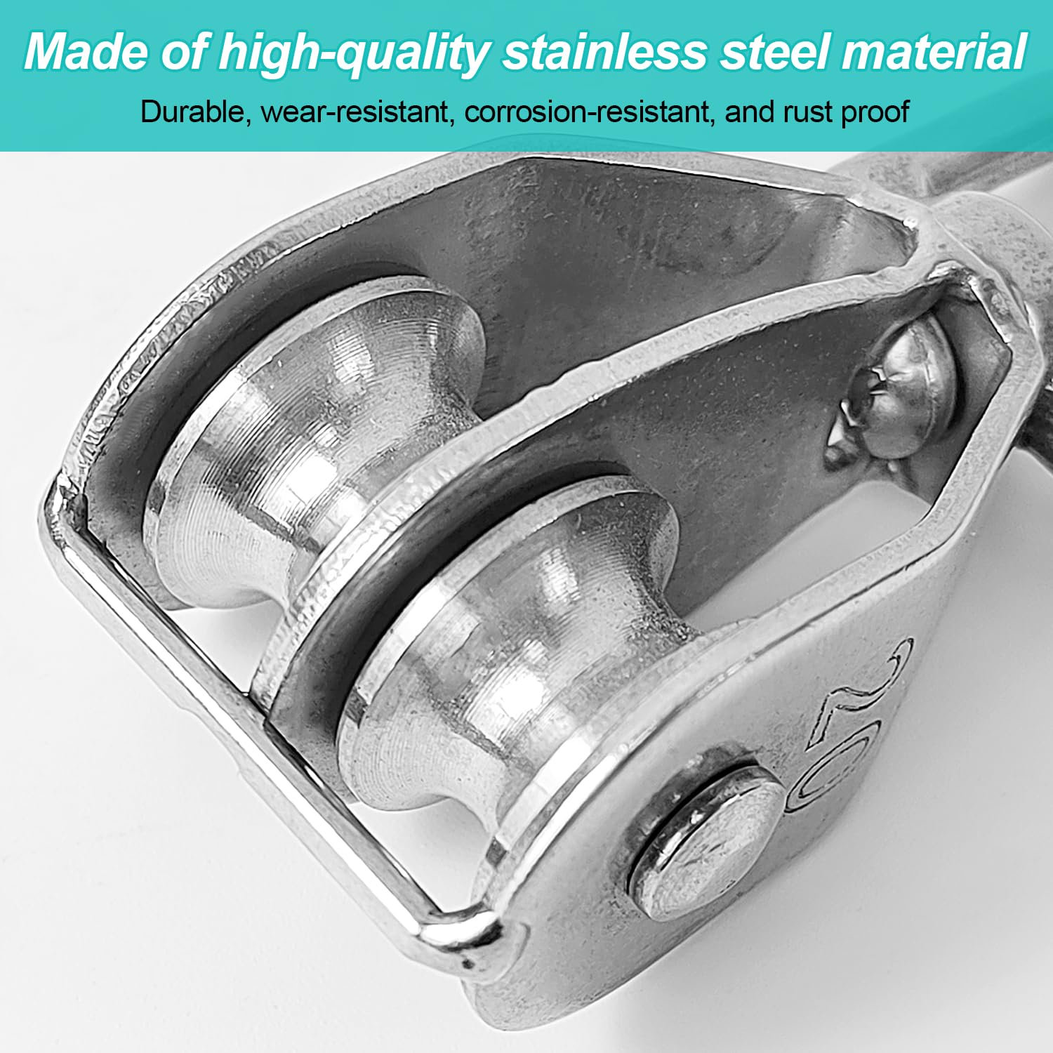 Carrucole Per Palestra Con Moschettone E Cinghia - Set Da 2 Pezzi Per Allenamento A Casa - Foto 7