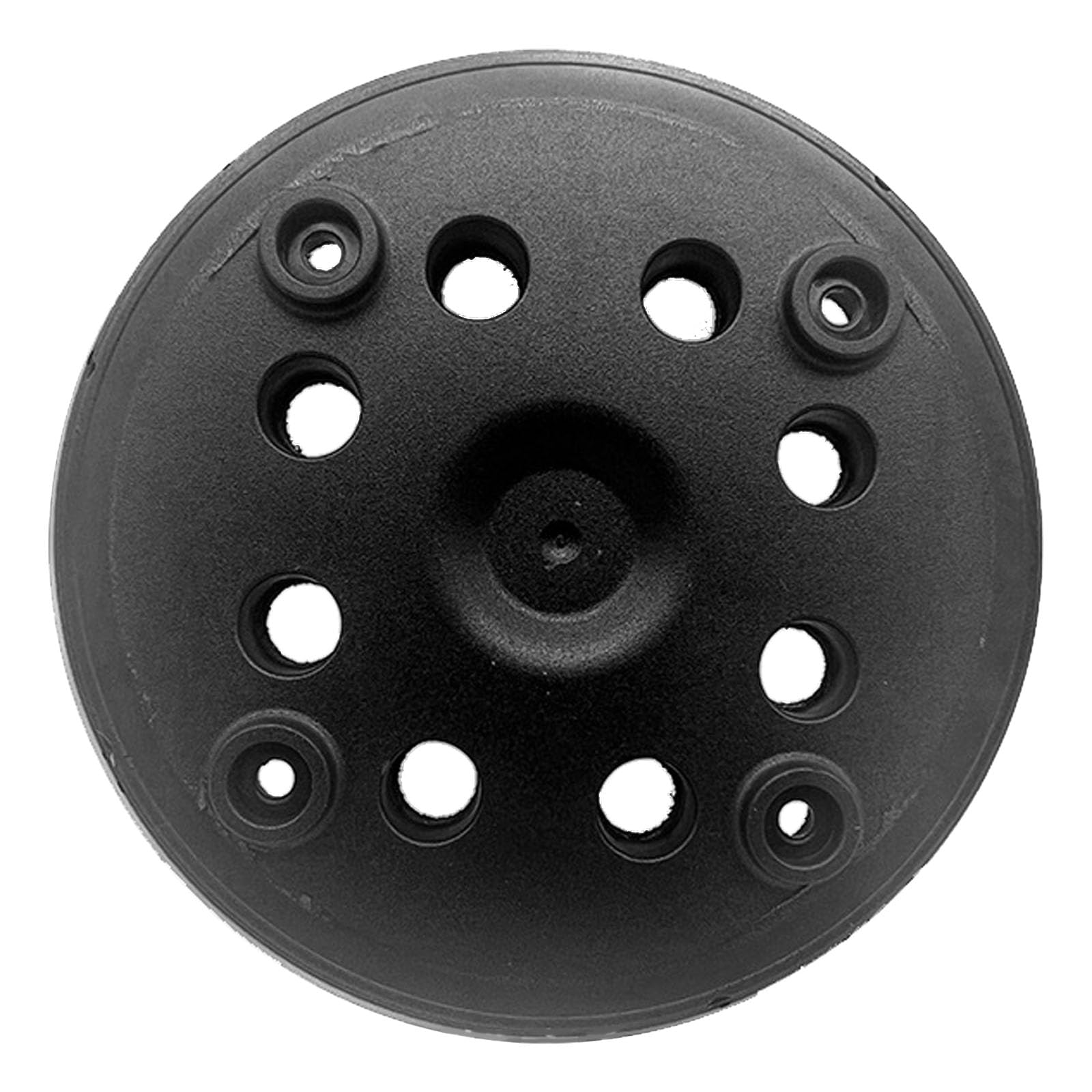 NIYATA 2 discos de lijado de repuesto para Bosch PEX 270 A/AE, poliuretano, fino, negro, compatible con lijadora orbital Bosch, 125 mm, 8 tornillos y 1 destornillador