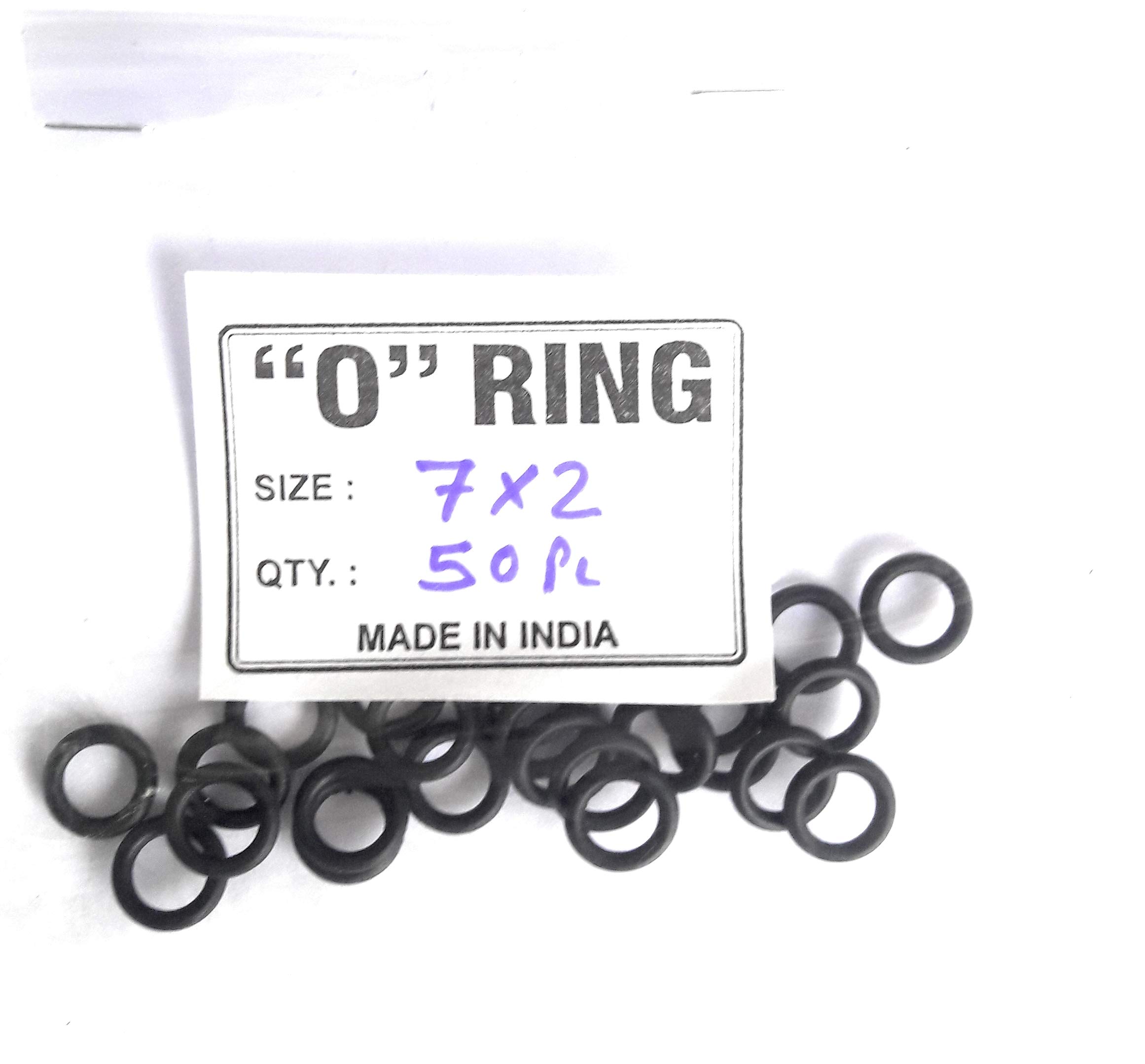 oring nitrile id 7mm x c/s 2mm pack of 50