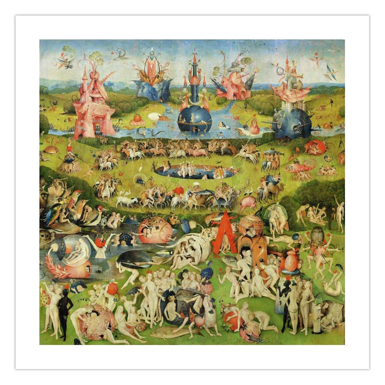 Imprimer sur papier (Poster) Fine Art Hieronymus Bosch The Garden of Earthly Delights II