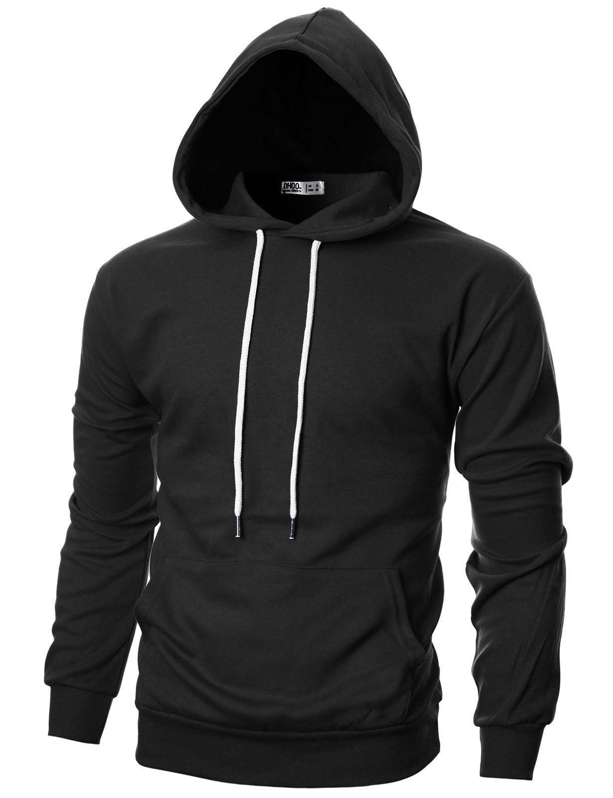 Buy OhooMens Slim Fit Basic Pullover Hoodies Sweatshirt Lightweight