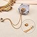 Fashion Bridegroom Wedding Brooches Rose Brooch Pin for Men Grey Flower Lapel Pin Tassel Chain Brooch Suit Flower Pins for Men Wedding Prom Rose Flower Lapel Pin Suit Accessories