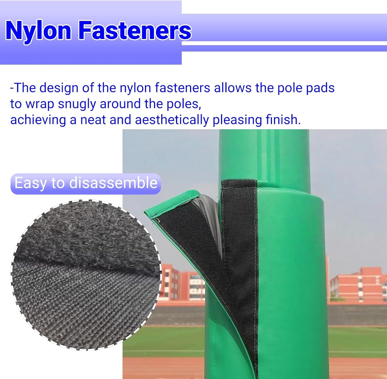 Round Basketball Pole Pad,All Weather Pole Cushion Padding Wrap,Basement Support Pole Wrap Column Cover,Garage Football Parking Lot,Safety,Easy Install