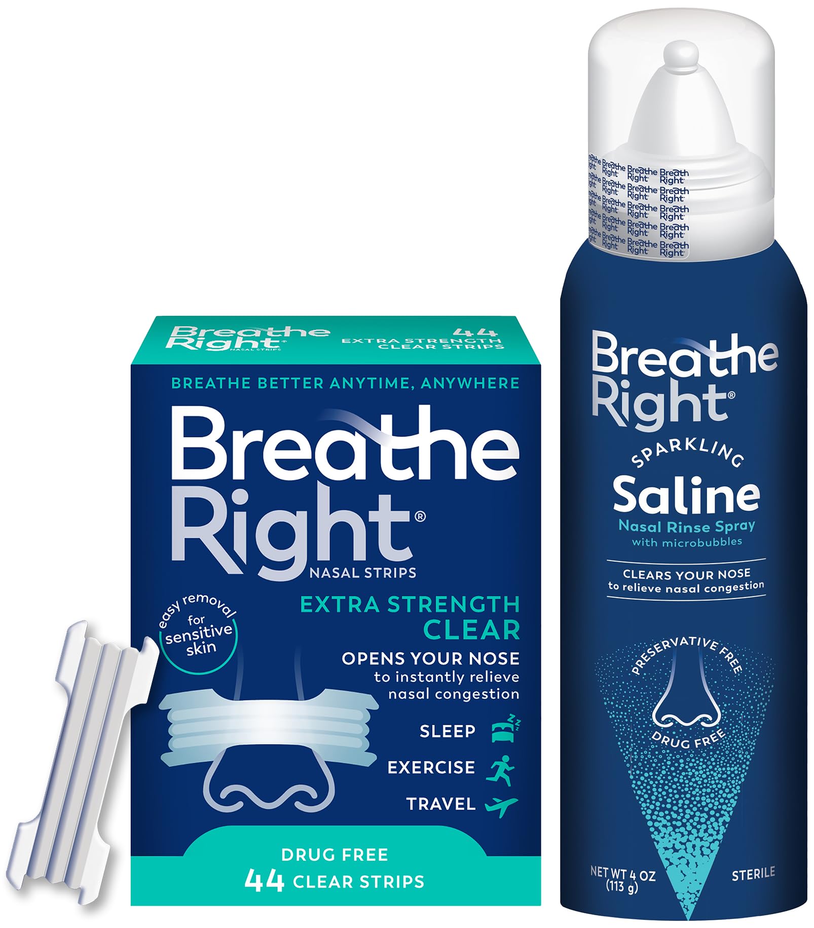 Breathe Right Nasal Strips, Extra Strength, Nasal Congestion, Tan, 26ct — Amazon image 10