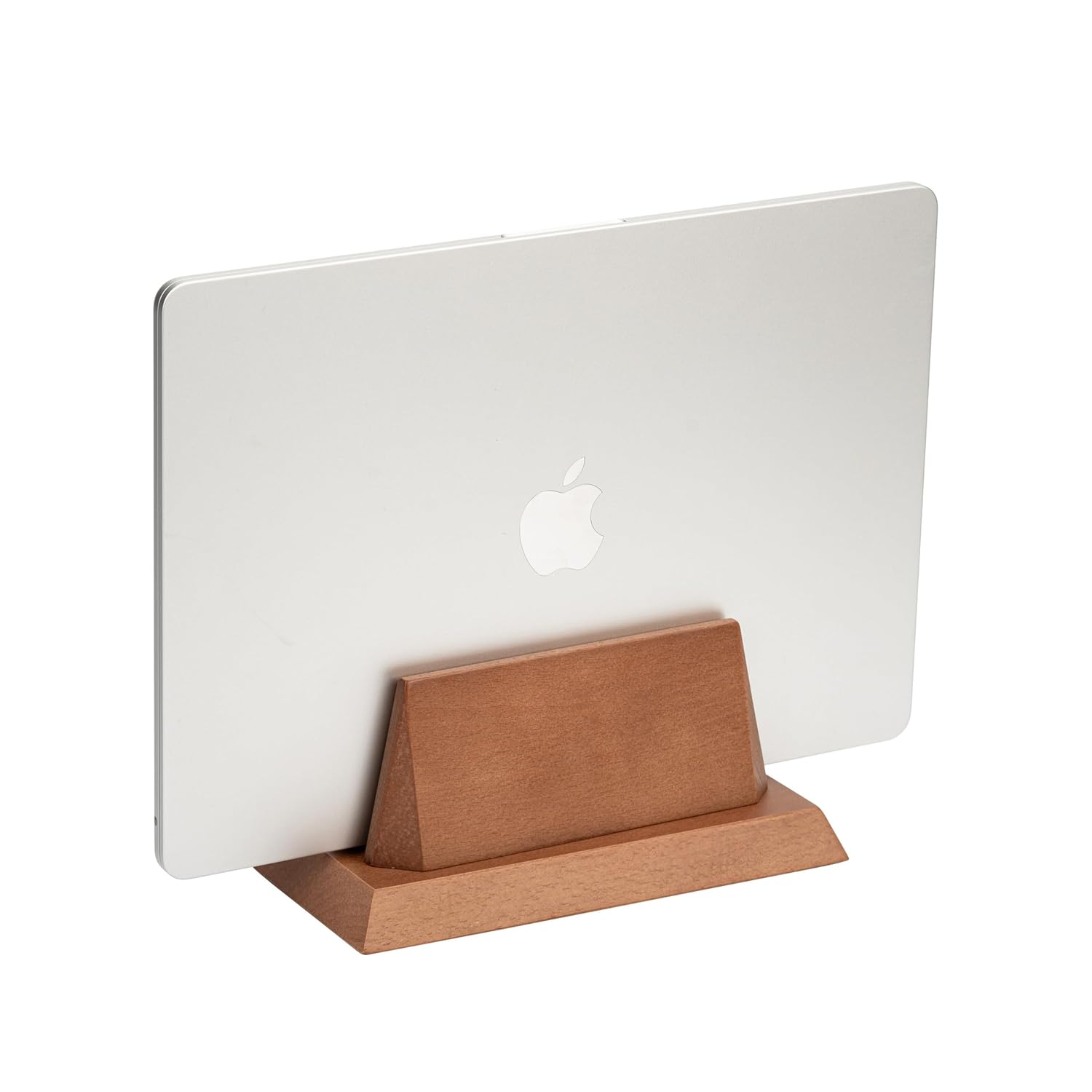 ZMARKRAFT Adjustable Vertical Laptop Stand Holder Compatible with All Laptops Solid Wood MacBook Stand Wooden iPad Holder Manually