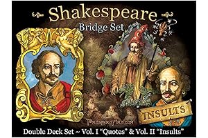 Shakespeare "Double the Fun" Playing Card Set: Combine the Bard's Brilliance with Classic Card Games