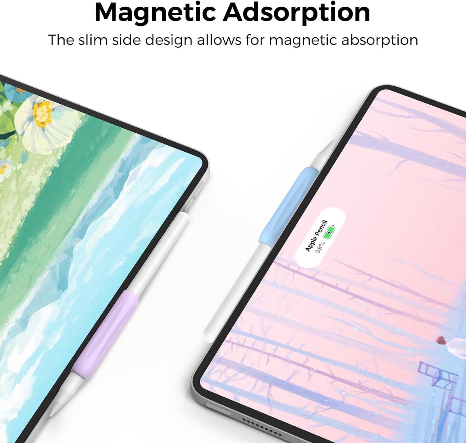 AhaStyle Silicone Grips for Apple Pencil Pro/(USB-C)/ 2nd Gen Holders image 3