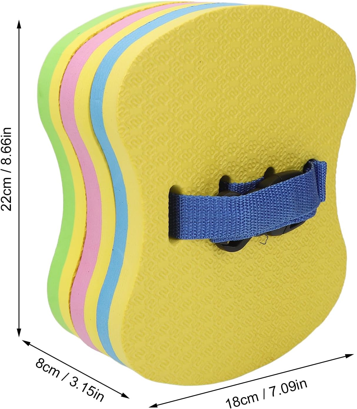 Horoper Back Float Swim Trainer, EVA Swim Waist Float, Adjustable 3 Layer for Kids & Adults
