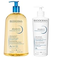 Vista 11 de Bioderma Atoderm Shower Oil, Cleansing Oil For Face & Body, Nourishing Cleansing Oil For Dry to Atopic Sensitive Skin For Softer & Smooth Skin For