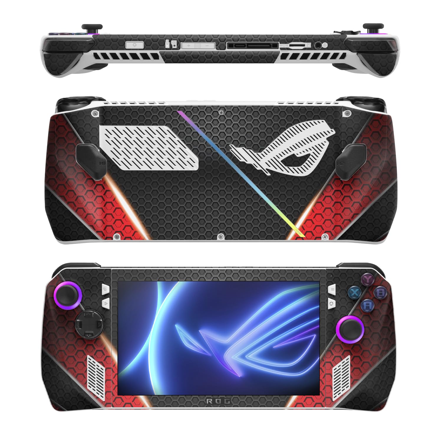 MightySkins Skin Compatible with Asus ROG Ally - Hex Rays | Protective, Durable, and Unique Vinyl Decal wrap Cover | Easy to Apply, Remove, and Change Styles