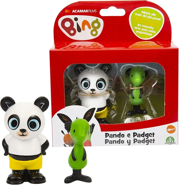 Bing Mini-Figuren Pando und Padget - Spielzeug für Kleinkinder ab 18 Monaten