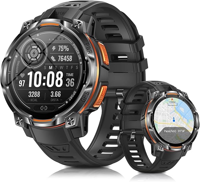 Reloj Inteligente Hombre con GPS y Mapas sin Conexión