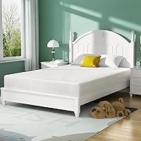 Vista 1 de IULULU 6 Inch Twin Size Mattress, Twin Memory Foam Bed Mattress in a Box, Mattresses with Cooling Green Tea Gel, Medium Firm Support, CertiPUR-US