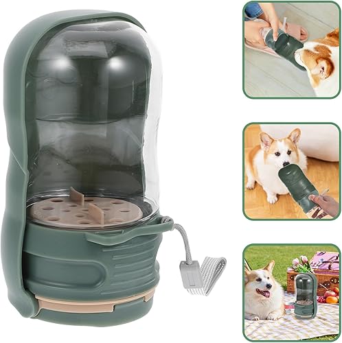 Miniatura 9 de Leak Portable Dog Water Bottle with Travel Drinking Bowl Lightweight Small Pet Water Dispenser for Hiking Camping Walking and Outdoor Trips