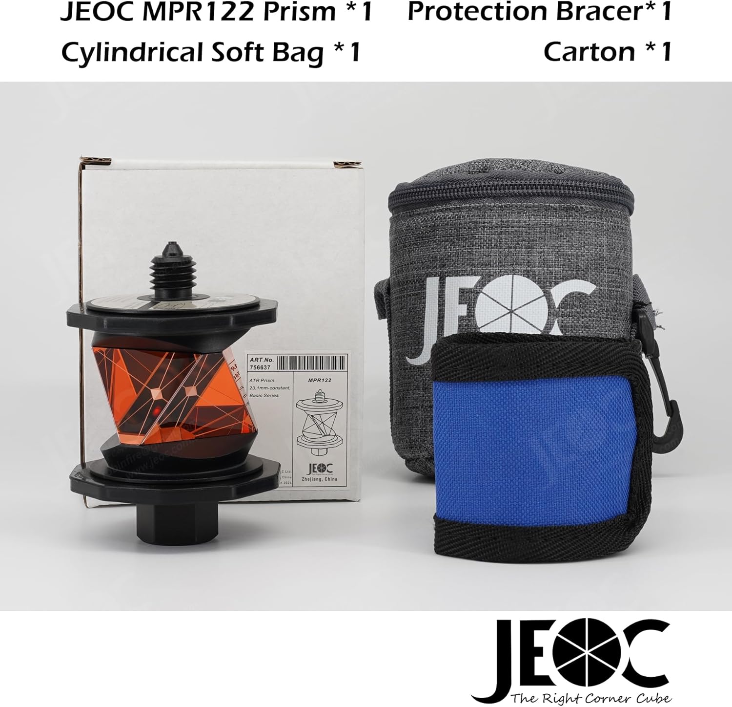JEOC MPR122, Accurate 360 Degree Reflective Prism for Swiss Style ATR Total-station