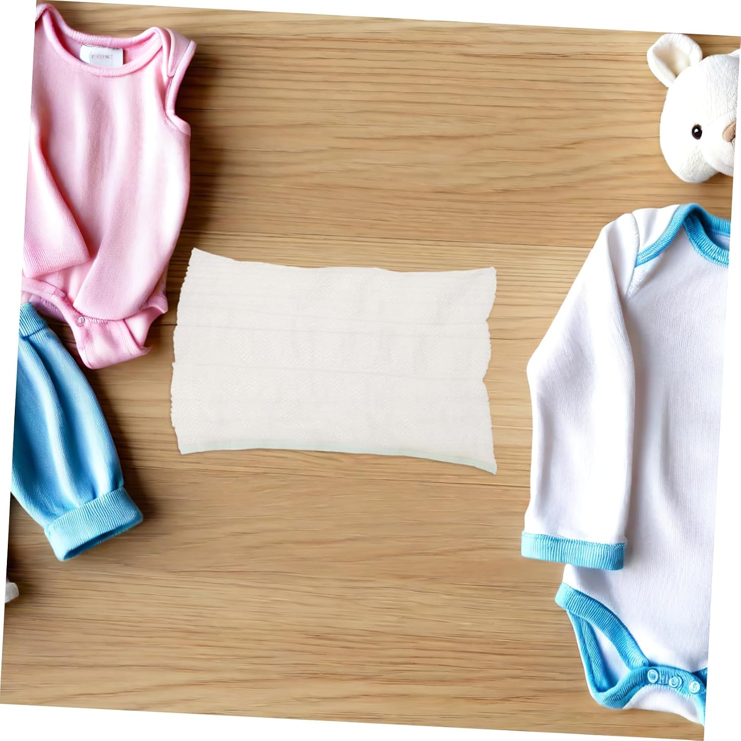 Kisangel 5pcs Newborn Mesh Breathable Diaper Covers for Boys – Lightweight Stretchable Panties Summer Underwear Mesh Diaper Pants White