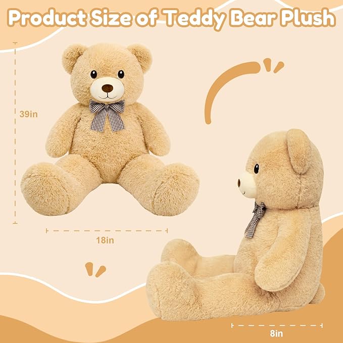 Peluche Gigante SQEQE Osito de Peluche 99 cm, para Regalo miniatura 2