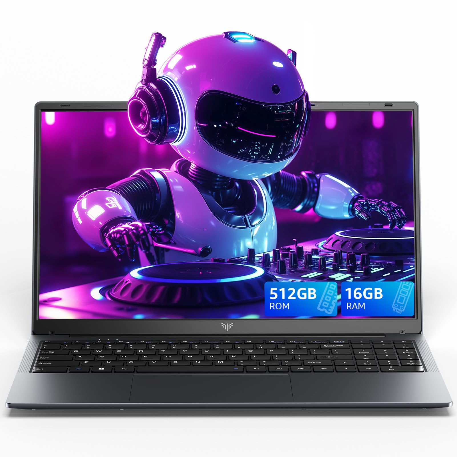 ACEMAGIC Ordinateur Portable 15.6 Pouces pour Étudiants et Professionnels - 1080 FHD, 16 Go RAM, 512 Go SSD, 3*USB |2, T