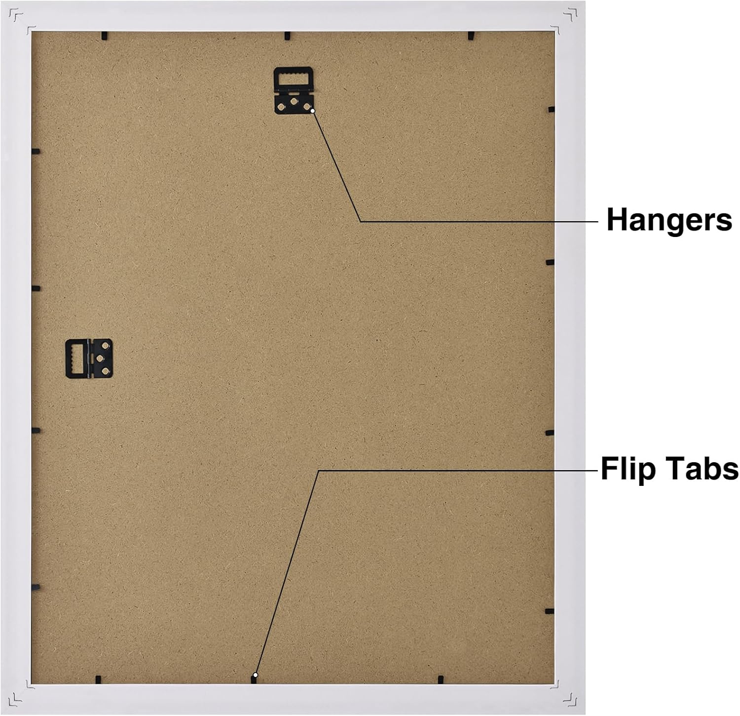 Vittanly 16x20 Picture Frames Set of 2, Ornate Vintage Photo Frame for Wall Mount, Display 11x14 Pictures with Mat or 16x20 without Mat, Rustic Gold - Image 8