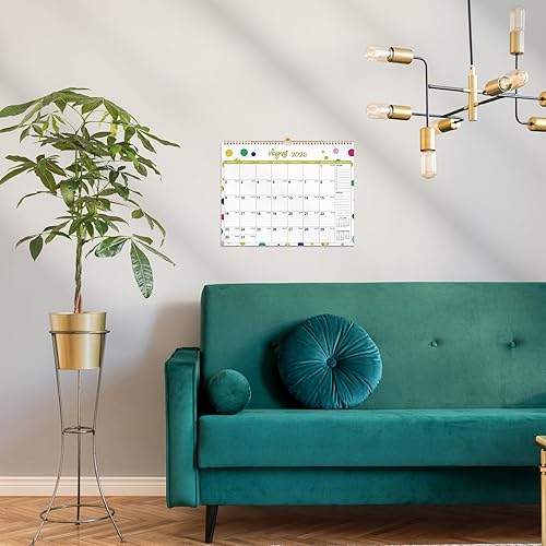 Miniatura 6 de Calendario 2026 – Calendario de pared 2026, calendario de pared 12 meses, enero 2026 – diciembre 2026, 15 x 11.5 pulgadas, encuadernación de doble