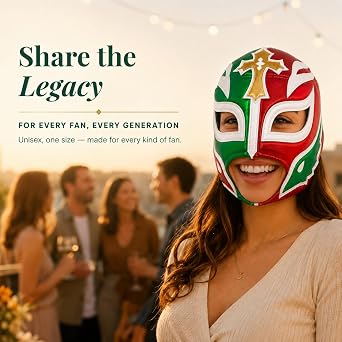 Artisans Bazaar Mexican Custume Wear Masks Luchador Mexicano Wrestling Masks Foamy Material for Men & Women Lucha Libre Adult