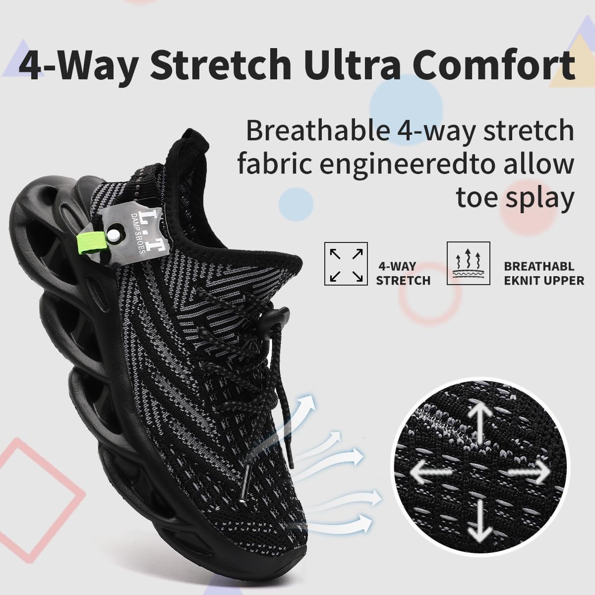 Kids Shoes for Boys Girls Running Tennis Sneakers Athletic Walking Gym Sports Lightweight Breathable for Toddler/Little Kid/Big Kid - Image 4