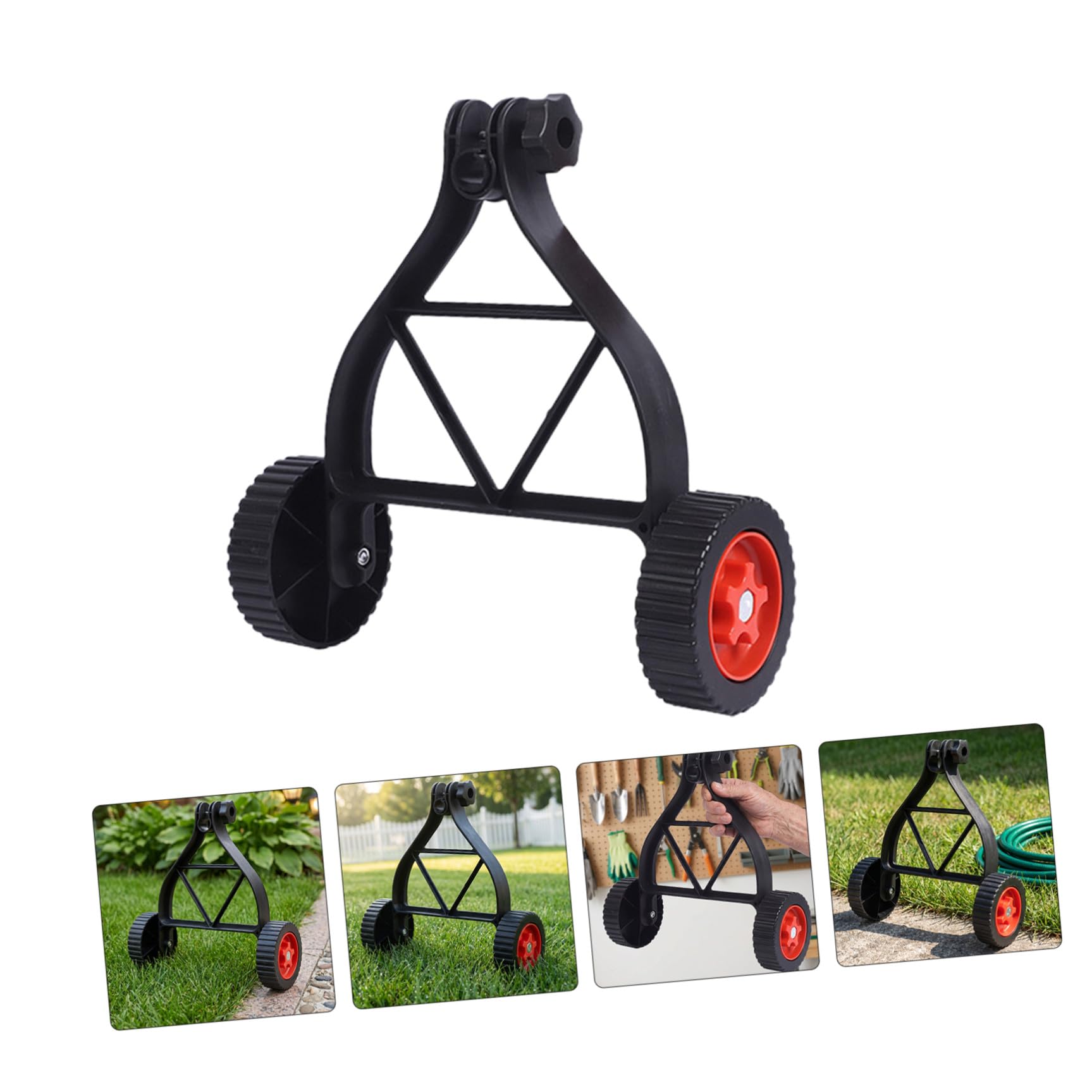 HEALLILY 2 Pezzi Ruota di Ricambio Accessorio Compatto e Resistente per Decespugliatore Batteria Facile da Montare e Durevole per Taglio Prato Domestico