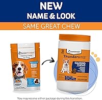 Vista 3 de ThunderWunders Masticables calmantes para perros de cáñamo Recomendado por veterinarios para la ansiedad situacional Fuegos artificiales