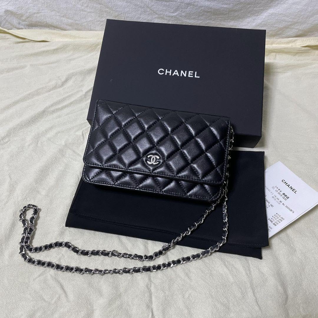 チェーンウォレット バック シルバー 金具 AP0250CHANEL シャネル