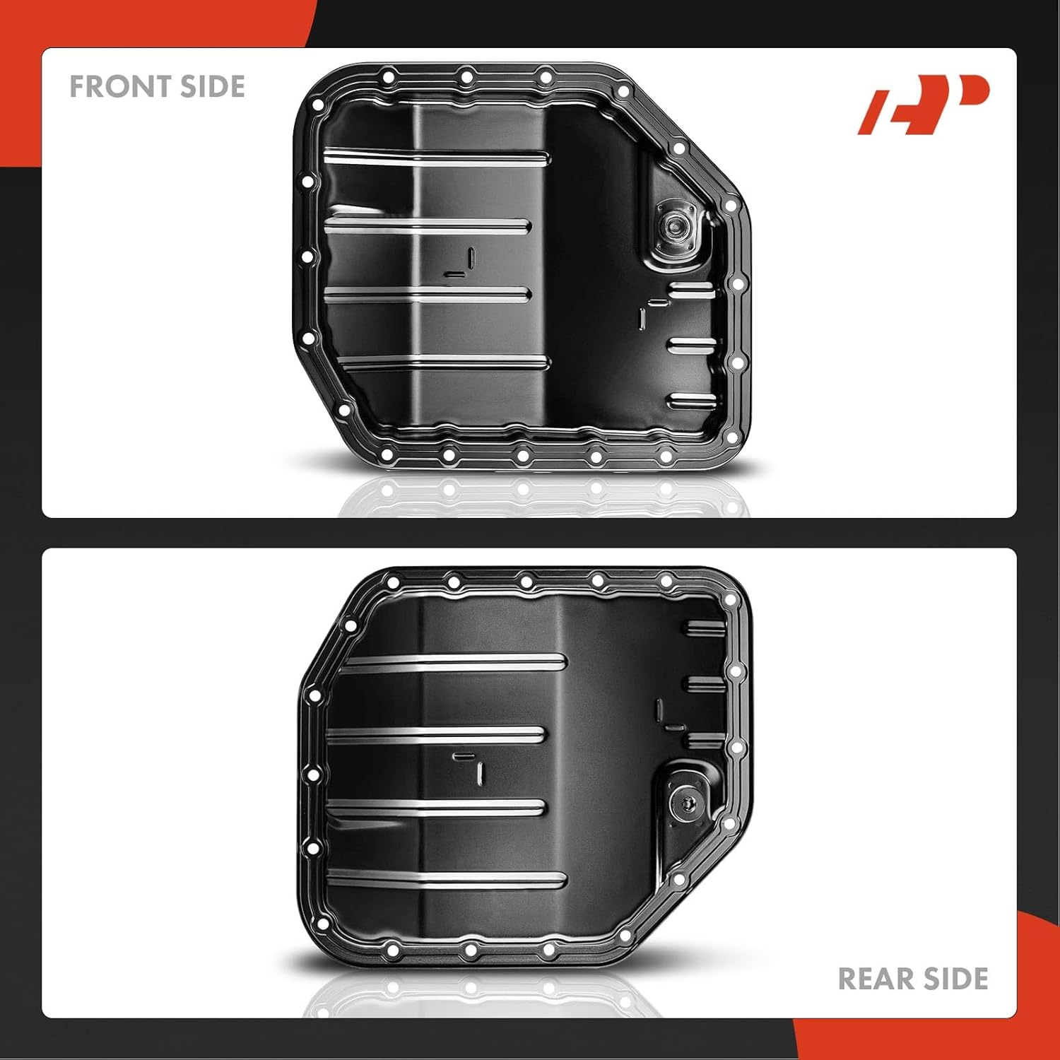 A-Premium Transmission Oil Pan with Drain Plug & Gasket Compatible with Toyota Corolla 2009-2017, Echo 2000-2005, Matrix 2003-2006/2009-2014, Yaris 2006-2019, Scion xA xB 2004-2006, xD 2008-2014