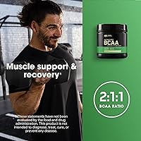 Vista 3 de Optimum Nutrition Polvo de BCAA instantáneo, sin sabor, apto para dieta cetogénica, aminoácidos esenciales de cadena ramificada, 5000 mg, 60