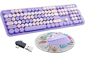 seaciyan Wireless Keyboard and Mouse Combo