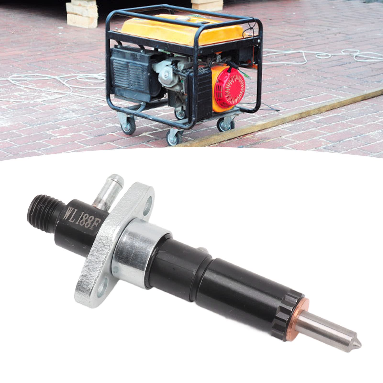 Parte del Motore Raffreddato Ad Aria del Generatore Dell'ugello di Iniezione del Carburante Iniettore di Carburante Singolo Cilindro Singolo