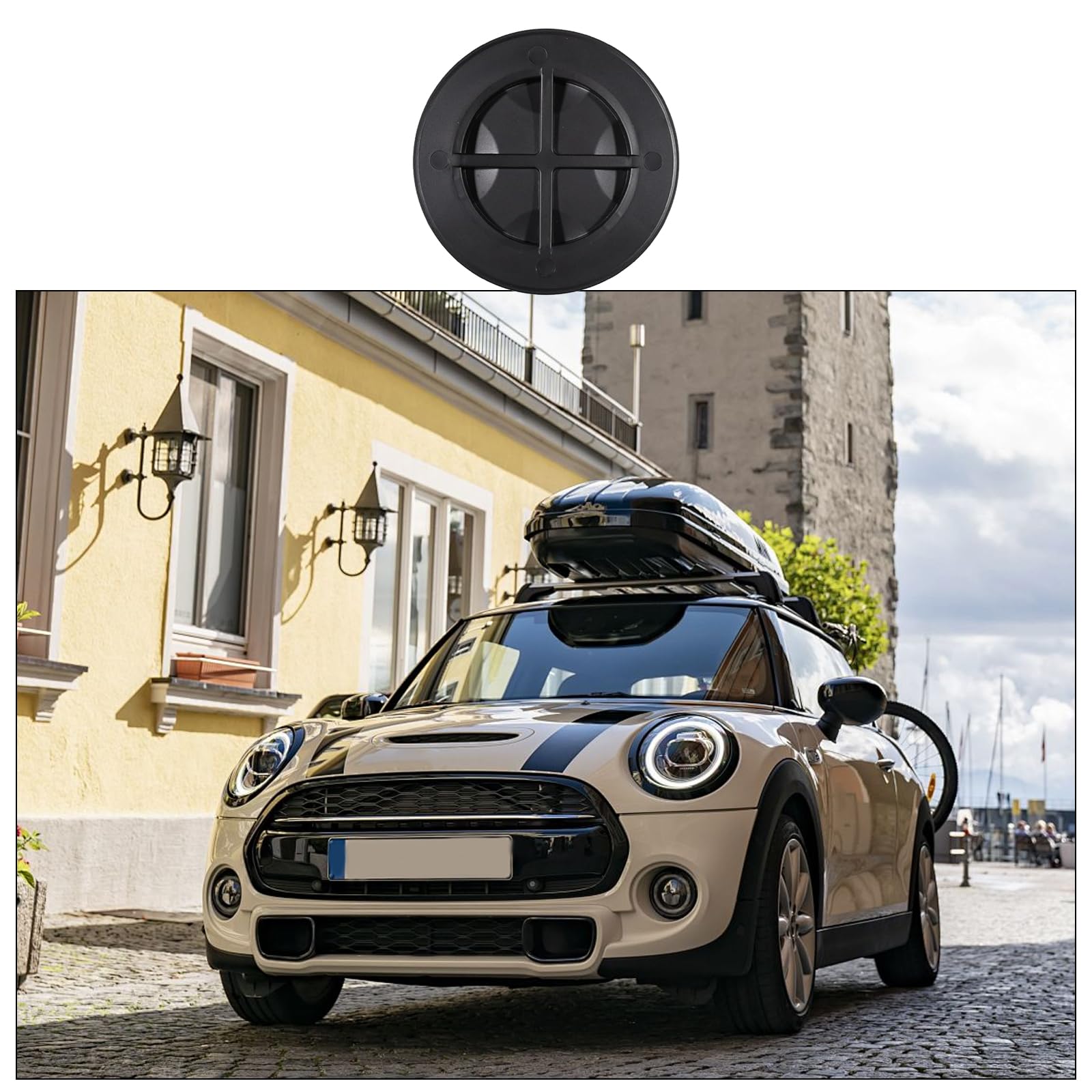 SANTUO Front Wheel Arch Headlight Access Cover Lid For MINI R56 LCI